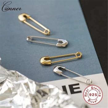 

Paper Clip Earrings for Women Girls Korean Earrings Gold Color Ear Cuff Earrings 2019 925 Sterling Silver Jewelry Q50