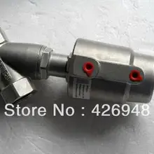 1 ''DN25 Пневматический Угол сиденья Поршневой клапан с Нержавеющая сталь привод