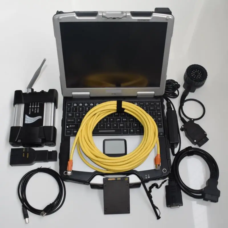 Подержанные портативные компьютеры,12 для BMW ICOM NEXT с SSD+ CF30 ноутбук 4G автоматический диагностический и программируемый инструмент ICOM A2 NEXT
