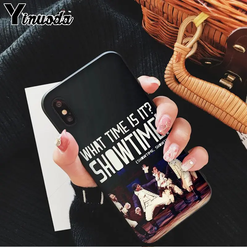 Yinuoda Hamilton музыкальный ТПУ черный чехол для телефона Apple iPhone 8 7 6 6S Plus X XS MAX 5 5S SE XR