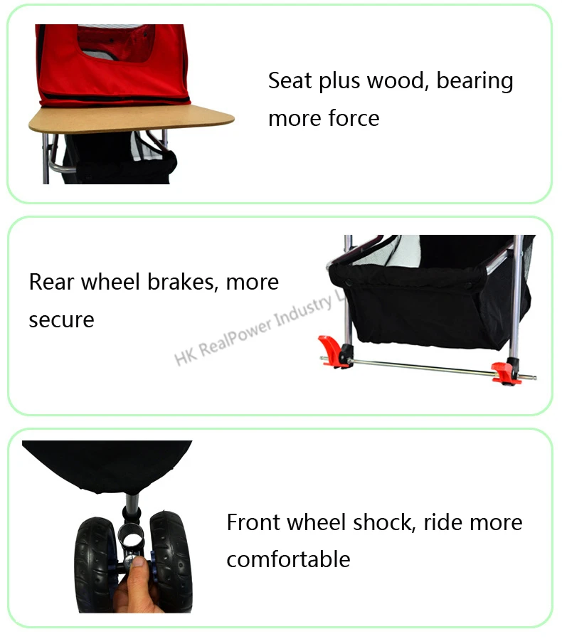 Легковесная Складная коляска с 3 колесами для домашних животных, для кошек, собак, удобная коляска для хранения со съемными дисками, мягкие спальные коврики, амортизатор