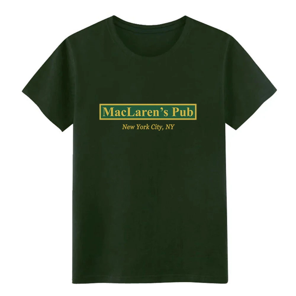 Мужская футболка MacLaren s Pub New York How I Met ваша мама дизайнерская рубашка евро размер