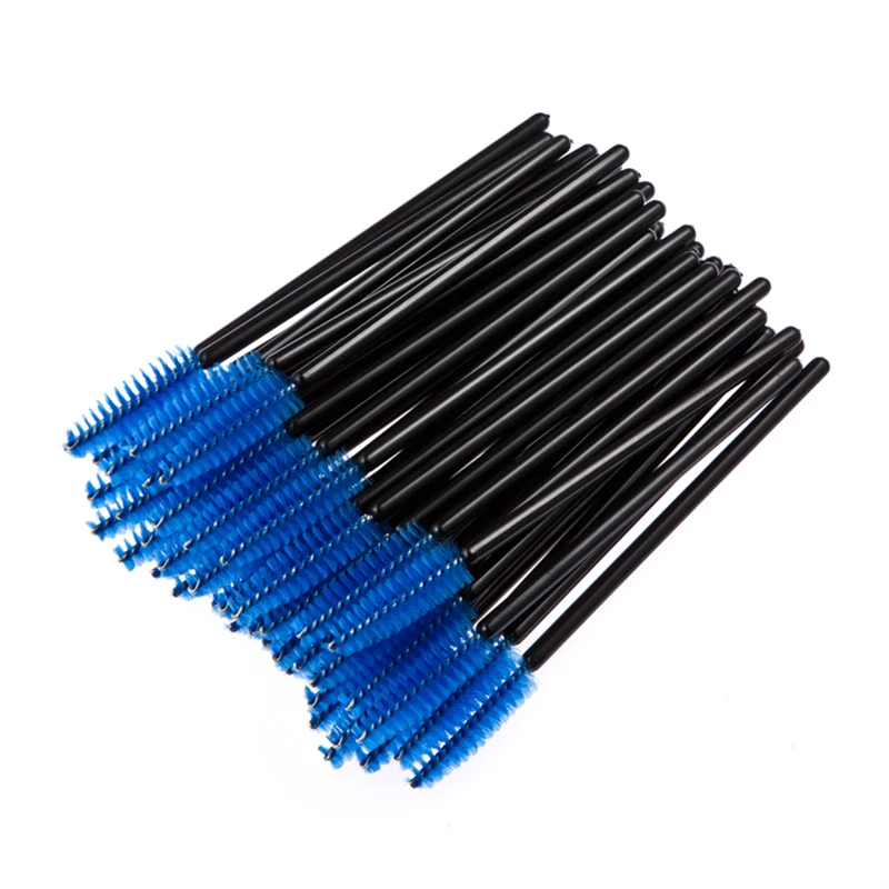 

New 100PCS/Pack Eyelash Makeup Brush Mini Mascara Wands Applicator Extension Disposable Eyelash Brushes Spoolers Makeup Tool Kit
