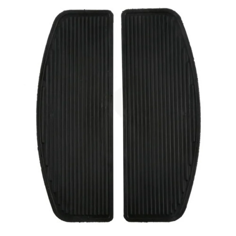 Black Rubber Passenger Rider Insert Floorboard Footpeg Footrest Pad For Harley Road King Tri Glide Ultra Classic FLHTCUTG | Автомобили и
