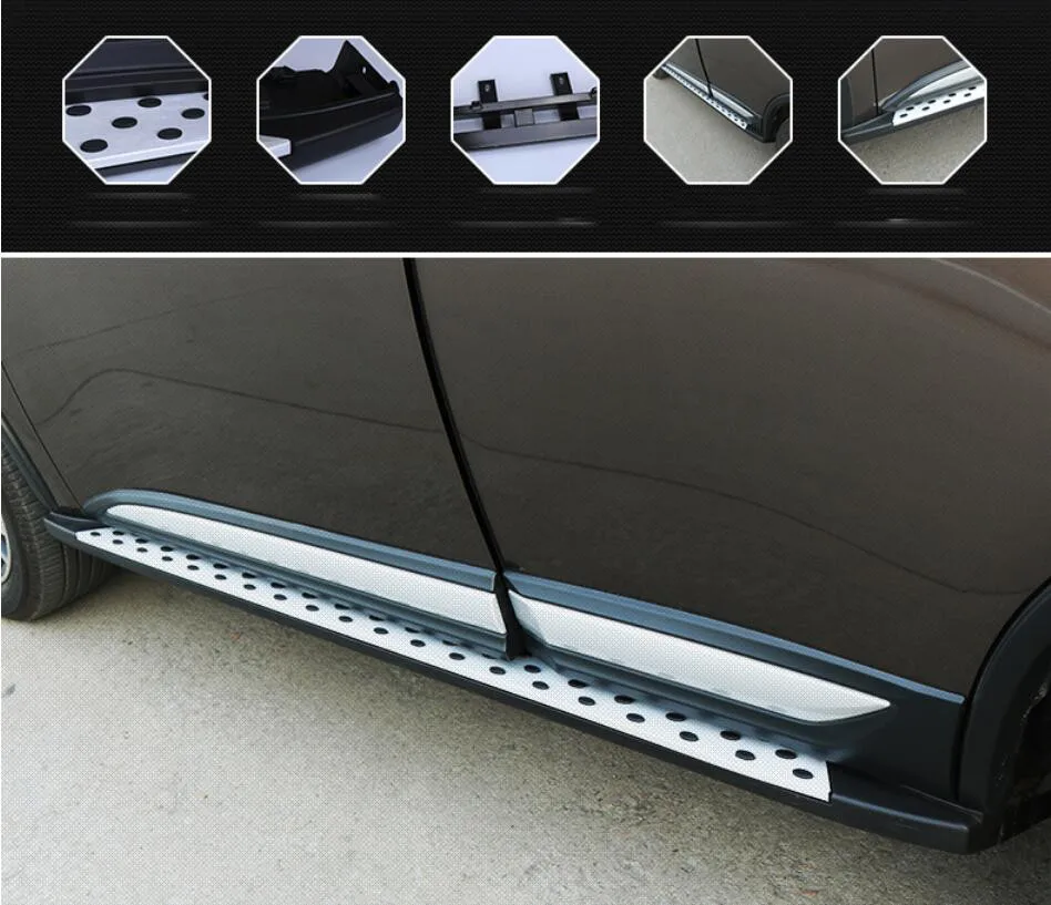 Для Mitsubishi Outlander ходовые панели, подножка, педали, высокое качество, дизайн, Nerf Bars