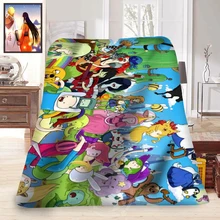 Модное одеяло с изображением Финна из Adventure Time и Джейк печатных мягкое одеяло удобное одеяло диван одеяло