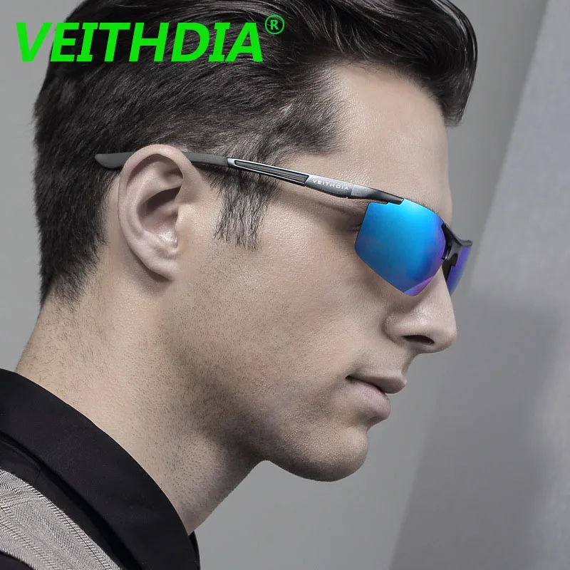 VEITHDIA HD мужские брендовые дизайнерские поляризованные солнцезащитные очки для вождения, очки, очки из алюминиево-магниевого сплава, oculos de sol, аксессуары 6588