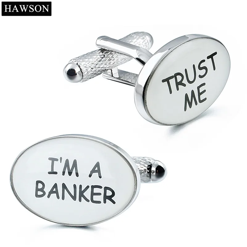 

Модные Офисные запонки Banker для мужской одежды, ювелирные изделия, эмалированная запонка, французская 2 кнопки с коробкой