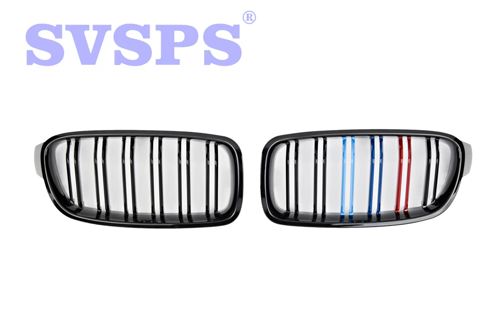 Высокое качество ABS передняя средняя решетка двойная планка стиль для или BMW F30 F31 320i 325i 328i 335i 2012-2018 год