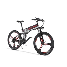 26inch electric mountain bicycle 48V500W Soft tail electric bike Smart lcd EMTB fold frame lithium battery 35-40km/h ebike