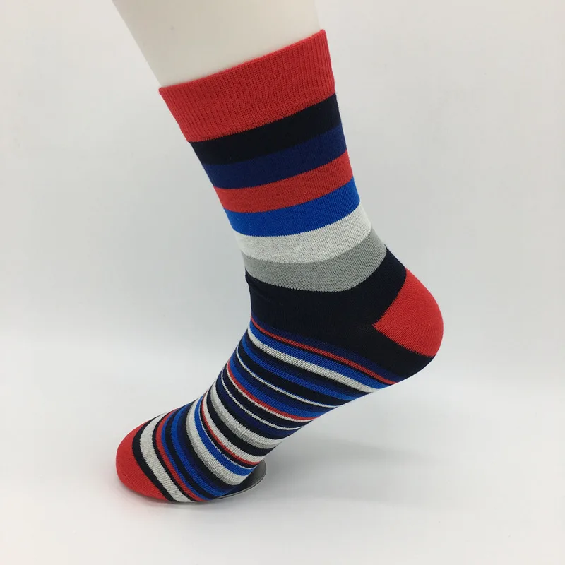 10 пар, мужские Цветные счастливые носки с Аргайлом, трехмерные носки с геометрическим рисунком, забавные носки из чесаного хлопка, модный дизайнерский стиль