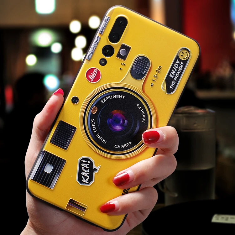 Чехол для Huawei p20 P30 с 3D тиснением чехол Pro высокого качества p9 P10 Plus Mate 20 x nova 3 4 4e 3d