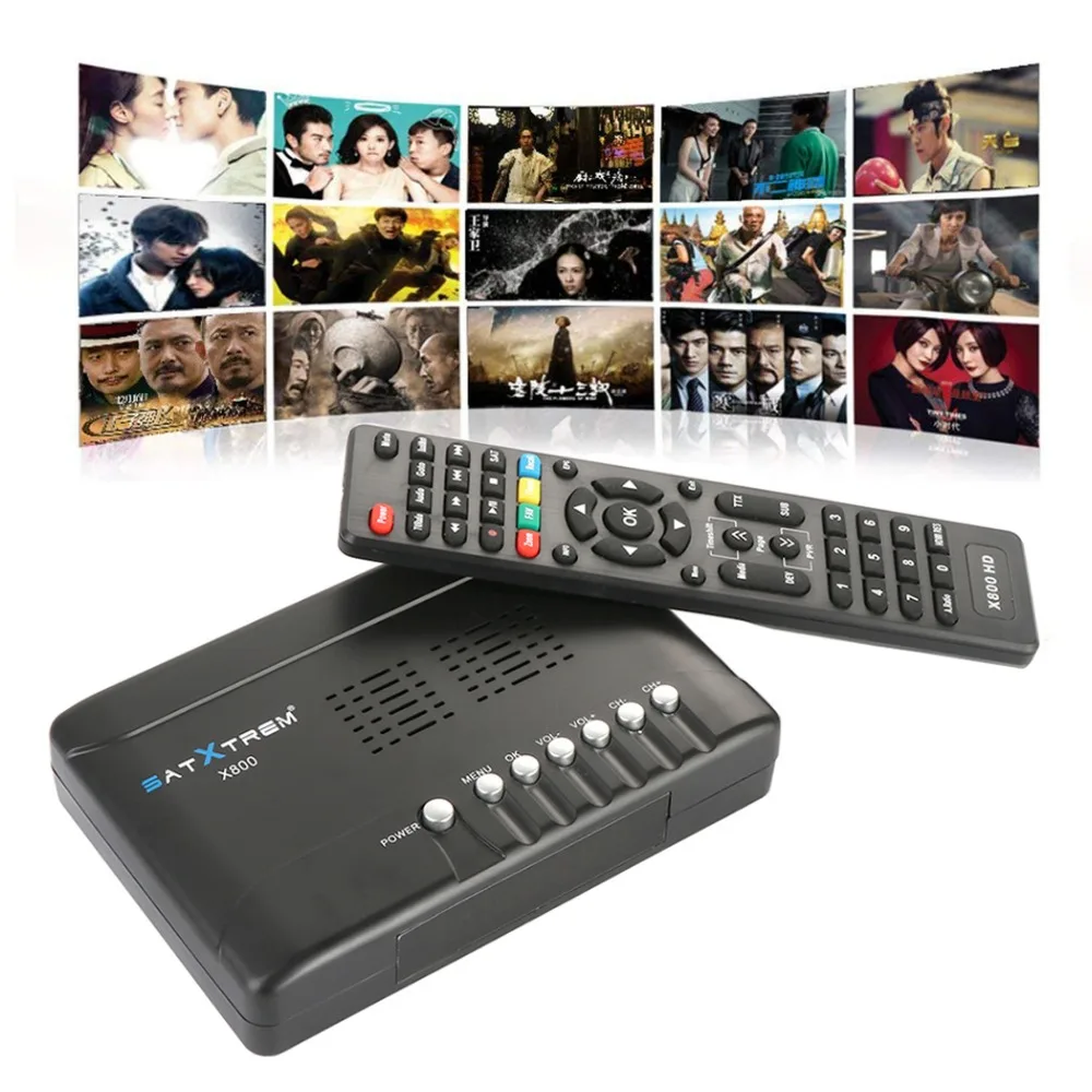 Спутниковый ресивер Satxtrem X800 декодер формата HD+ USB wifi MT7601 DVB-S2/S цифровой спутниковый ресивер ТВ тюнер Поддержка Ccam 1080P