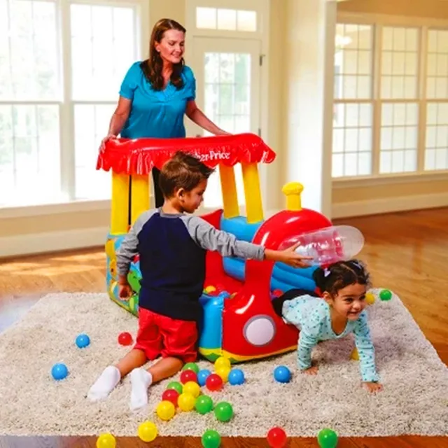 children inflatable castle indoor home use train naughty fort sea ball