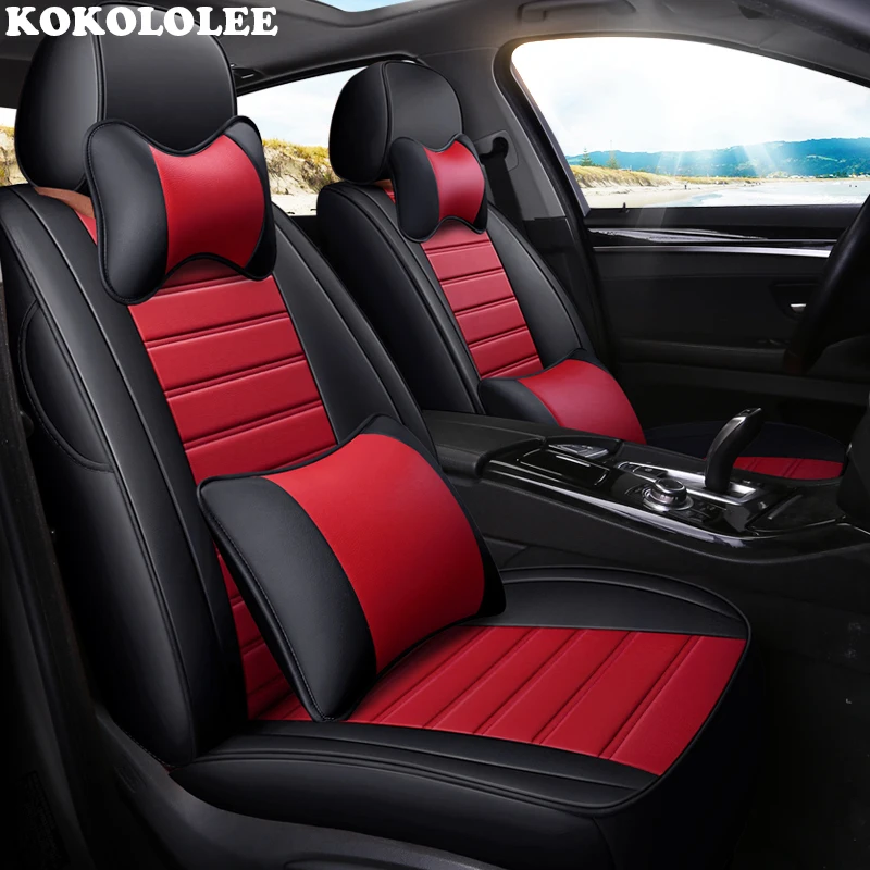  kokololee Auto Leather car seat cover For suzuki grand vitara jimny swift sx4 baleno accessories co