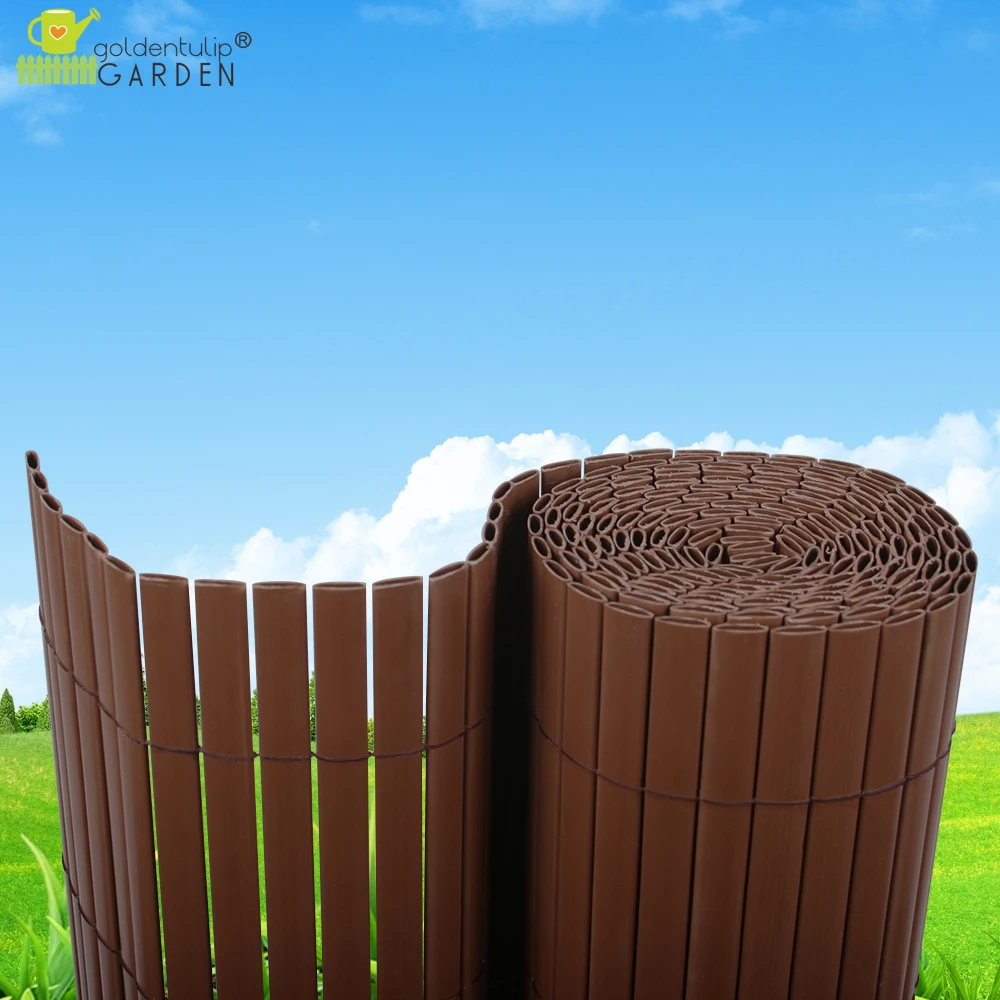 Caliente venta de la cara del PVC valla! garden / yard cerca decorativa