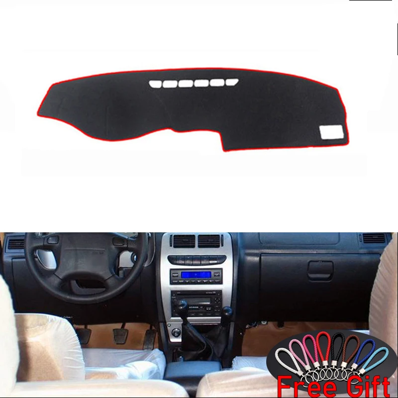 For great wall safe 2003 2004 Car Styling Non-Slip Bottom Covers Dashmat Dash Mat Sun Shade Dashboard Cover Capter - Color Name: Right Hand Drive Car