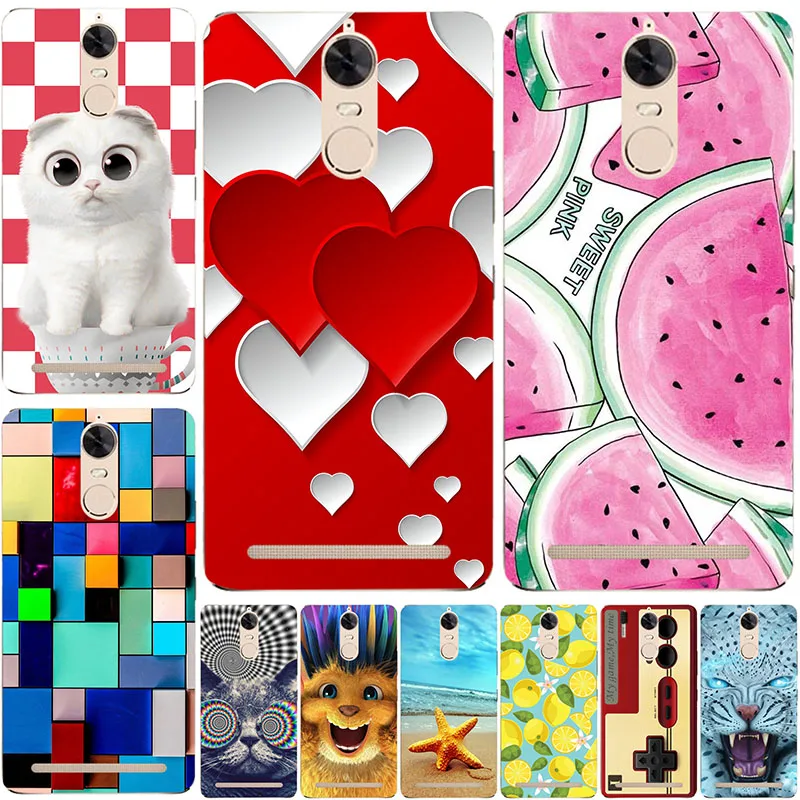 

June New Cute Cat For Lenovo Vibe K5 Note A7020 K52t38 A7020a40 A7020a48 5.5" Phone case For Lenovo K5 Note Back Cover Bags Case