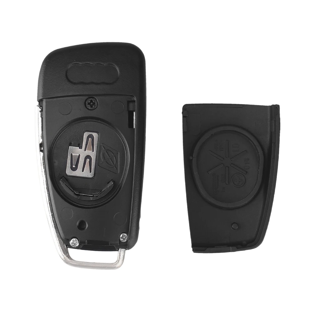 Dandkey замена 3 кнопки флип Автомобильный ключ дистанционного складной ключ крышка оболочка Брелок чехол для Audi A2 A3 A4 A6 A6L A8 S5 Q7 TT