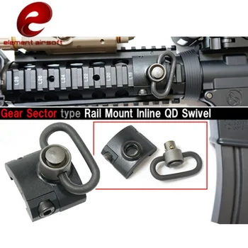 

Element Airsoft Gear Sector Picatinny Rail Mount Inline QD Sling Swivel Hunting Softair Tactical Gun Accessories EX250