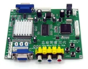Аркадная игра RGB/CGA/EGA/YUV К VGA HD видеопреобразователь плата 1 выход|cga ega|rgb cgaega to vga |
