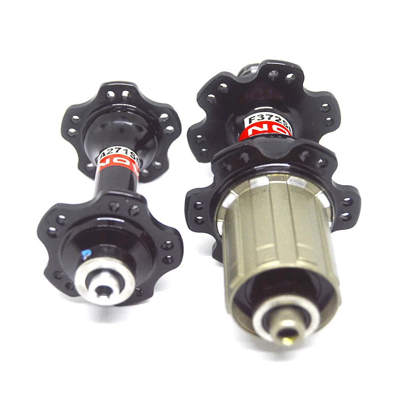 Novatec NOVATEC 271 372 Aluminum Alloy 7075 Bearing Hub Compatible with Shiman0 8/9/10/11 Speed Front 20 Rear 24 Holes