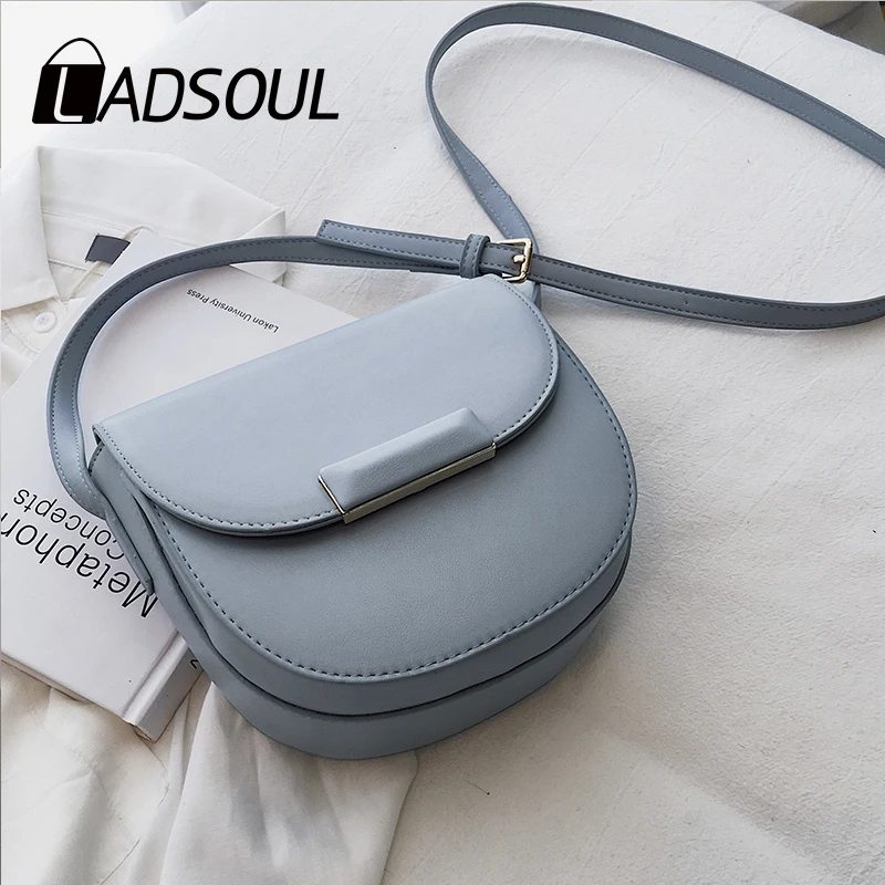 

Mini Saddle Bag 2019 Fashion New High Quality PU Leather Ladies Designer Handbag Simple Travel Shoulder Messenger Bag For Women