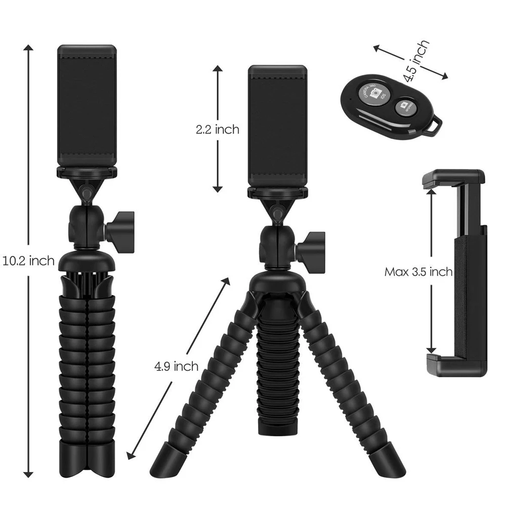  Duszake Mini Tripod For Phone Camera Stand Mini Octopus Gorillapod 8