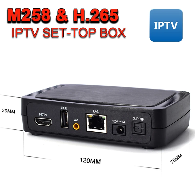 Приемник M258 поддержка ресивер спутниковый с сам шиной iptv m3u HEVC H.265 1080 P