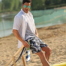 WD814 камуфляж Для Мужчин's Плавание серфинга пляжные шорты Плавание костюм Maillot De Bain Для мужчин спортивные шорты одежда для плавания Sunga пляжные шорты для будущих мам