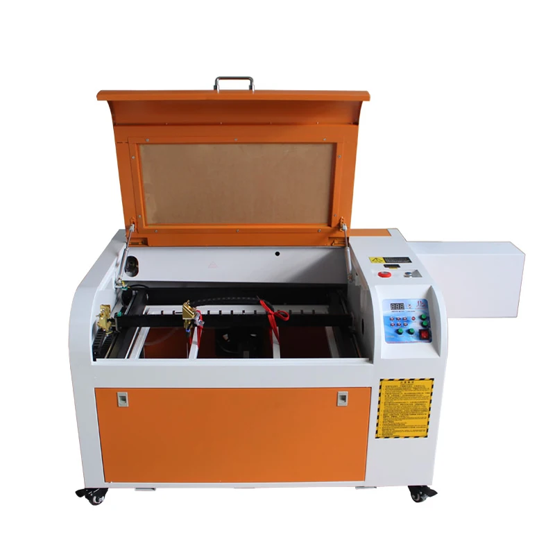  60W CO2 Laser Engraving Machine 3D laser printing machine with rotary axis and Honeycomb Table High