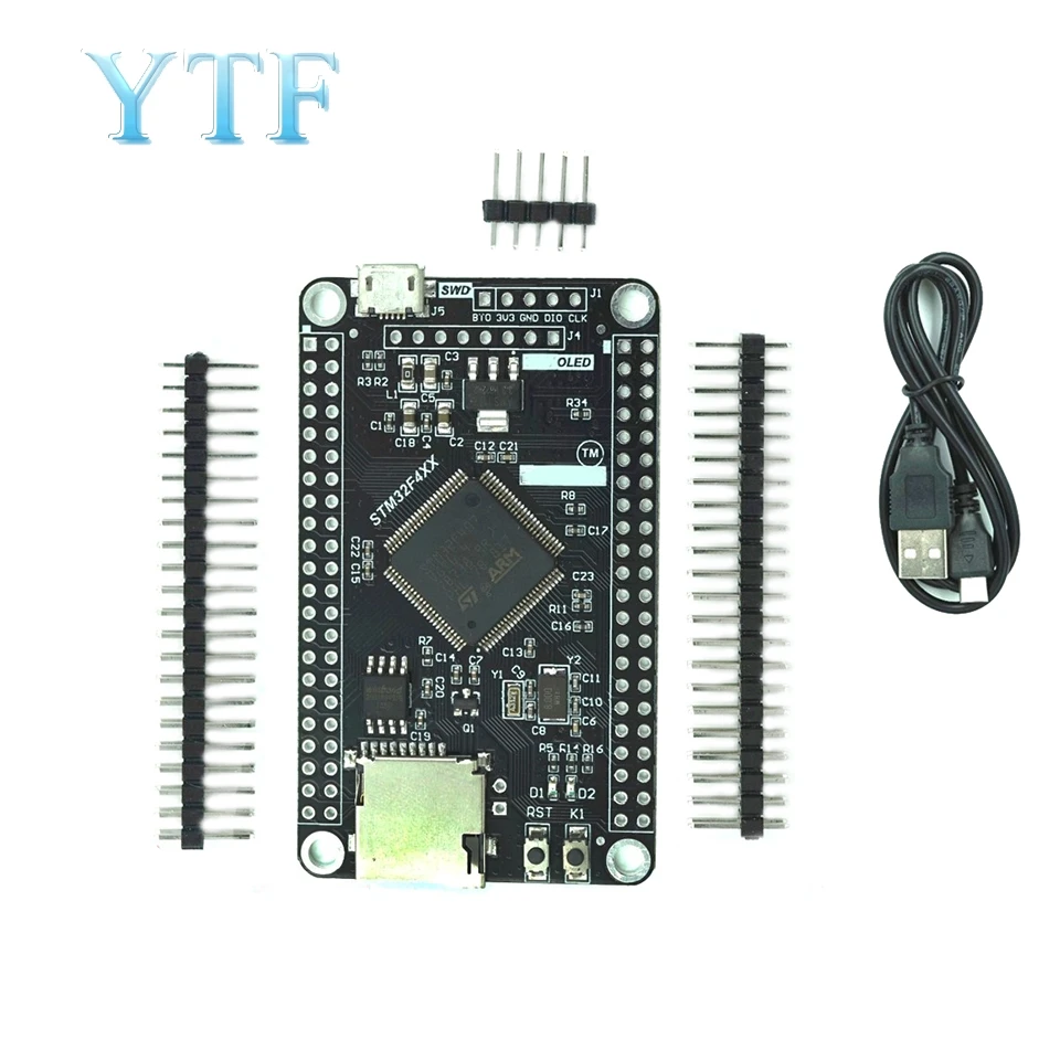 Макетная плата STM32F407VGT6/STM32F407VET6 MCU Mini SD SPI интерфейс обучающая система