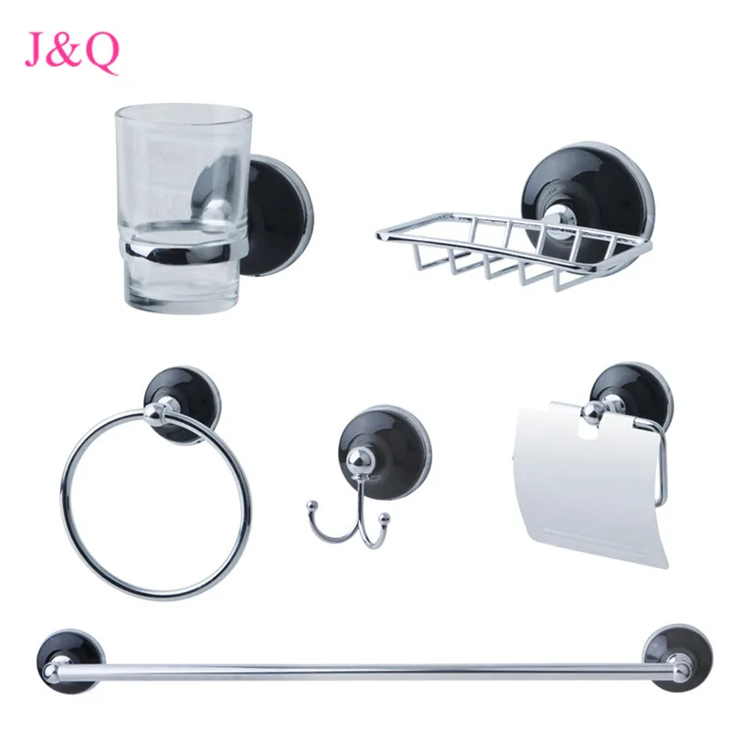 

Free shipping,hot sale ceramic bathroom hardware set hotel metal bathroom accessories set 6pcs towel ring paper holder
