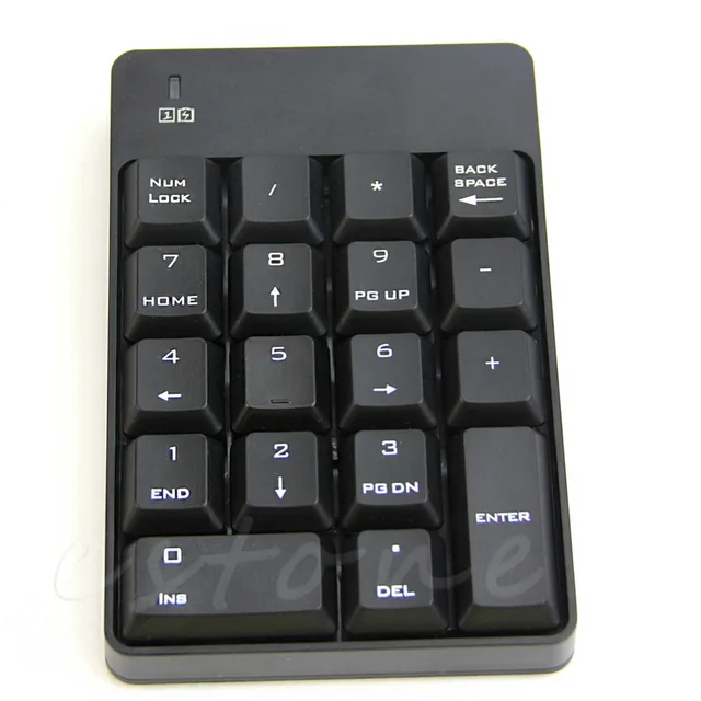 2.4GHz 18 Keys USB Wireless Numeric Keypad Numpad Number