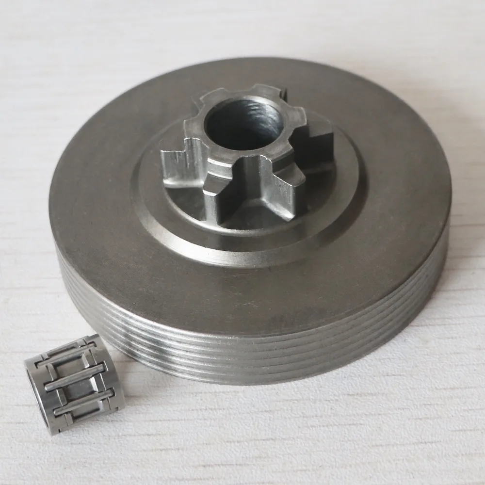3/8 6T Clutch Drum Sprocket Bearing replacement For 3800 Chainsaw Parts 2
