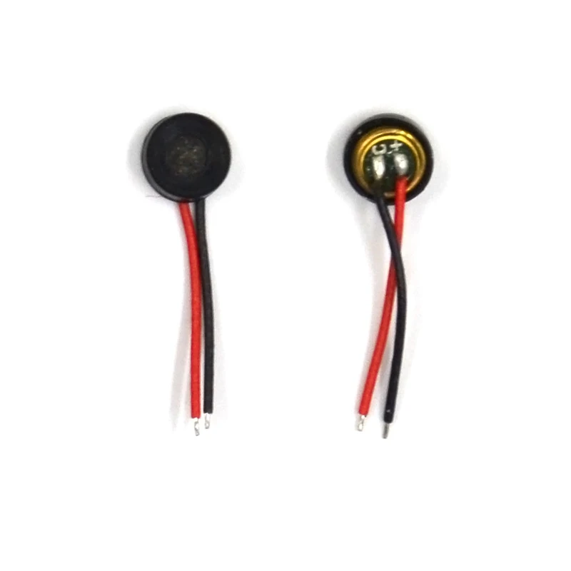 universal China Mobile Phone Microphone MIC Inner Module with 2 cable