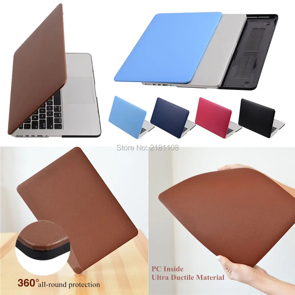 Cheap PU Leather Coated Protect Sleeve Laptop Case Cover For MacbooK Air 13 11 Pro 13 Retina 12 15 A1398 A1278 A1502 A1932 2018