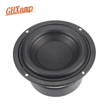 GHXAMP-altavoz redondo para cine en casa, Subwoofer de alta potencia, 4 pulgadas, 40W, 2,1 Unidad de altavoz de graves, 2 lupas Crossover, bricolaje, 1 ud.