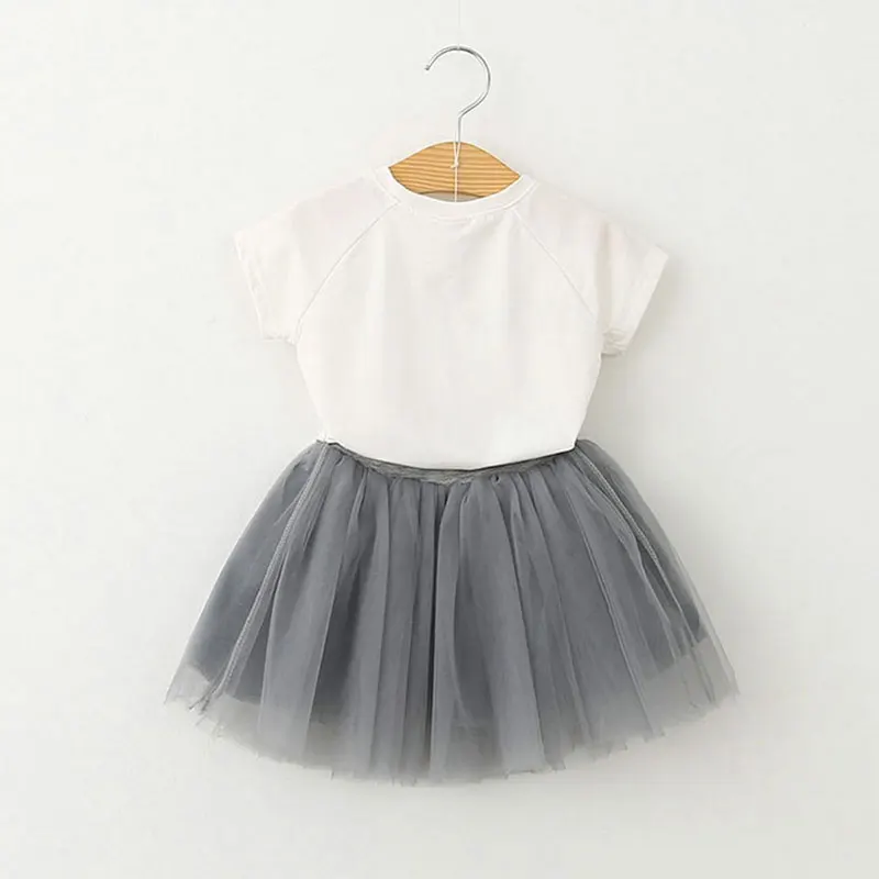 Г. Летнее платье для маленьких девочек, одежда Детский костюм для девочек, брендовый хлопковый комплект одежды, vetement fille conjunto infantils