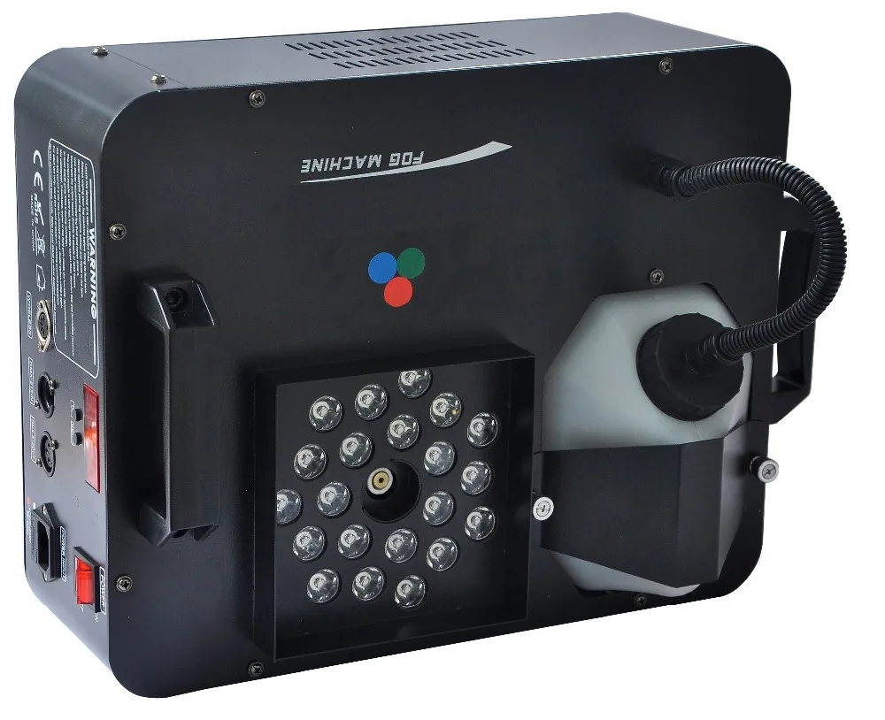 Акция 2018 светодиодная дымовая машина 1500 Вт противотуманные машины DMX512 Pyro Across