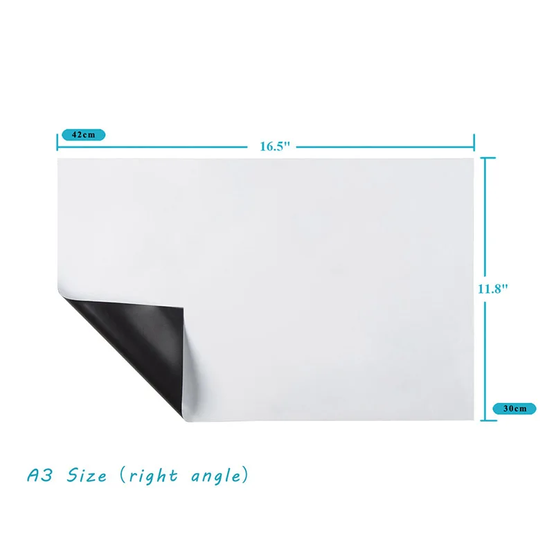 A3 A4 магнитная доска напоминание холодильник семейная доска для сообщений офис памятка холодильник WXV распродажа - Цвет: A3
