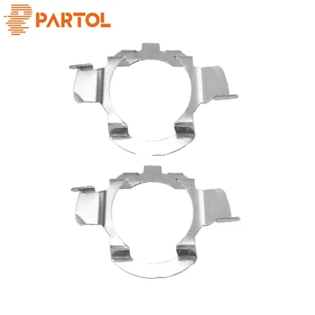 

Partol 2X H7 LED Headlight Bulb Retainer Adapter Holder For VW MK6 Audi A3 A4L A6L Mercedes-Benz E-class ML class C-class