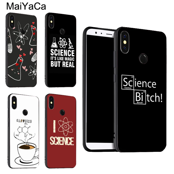 

MaiYaCa Science Chemistry Caffeine TPU Case For Xiaomi Redmi 6 6A S2 4X 5Plus Note 7 5 Pro 5A Mi 6 9 8 SE 6X A2 MAX 2 3 K20