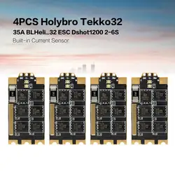 4 шт. Holybro Tekko32 35A BLHeli_32 ESC Dshot1200 2-6 S Встроенный датчик тока для RC Дрон FPV гоночный мульти ротор