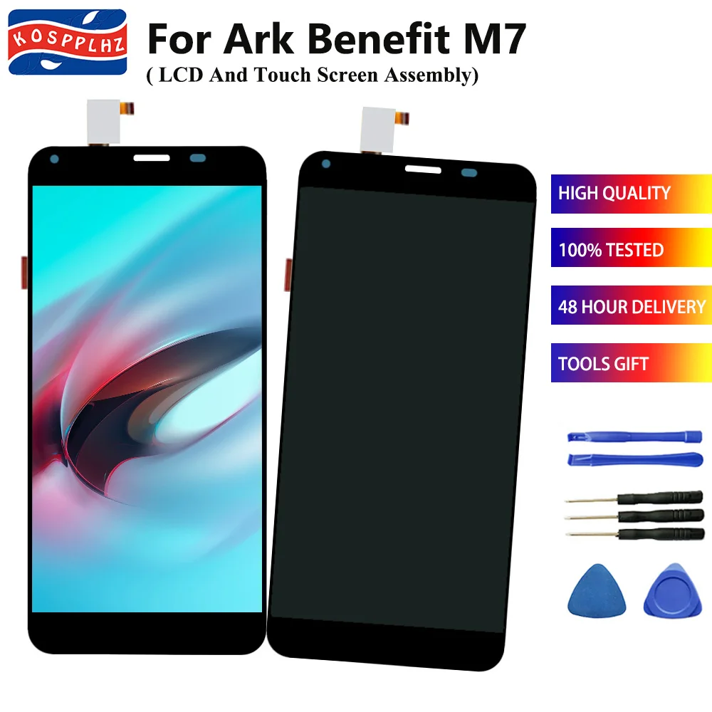 

Benefit M7 LCD Display For Ark Benefit M7 LCD Display and Touch Screen Digitizer Assembly Replacement+tools