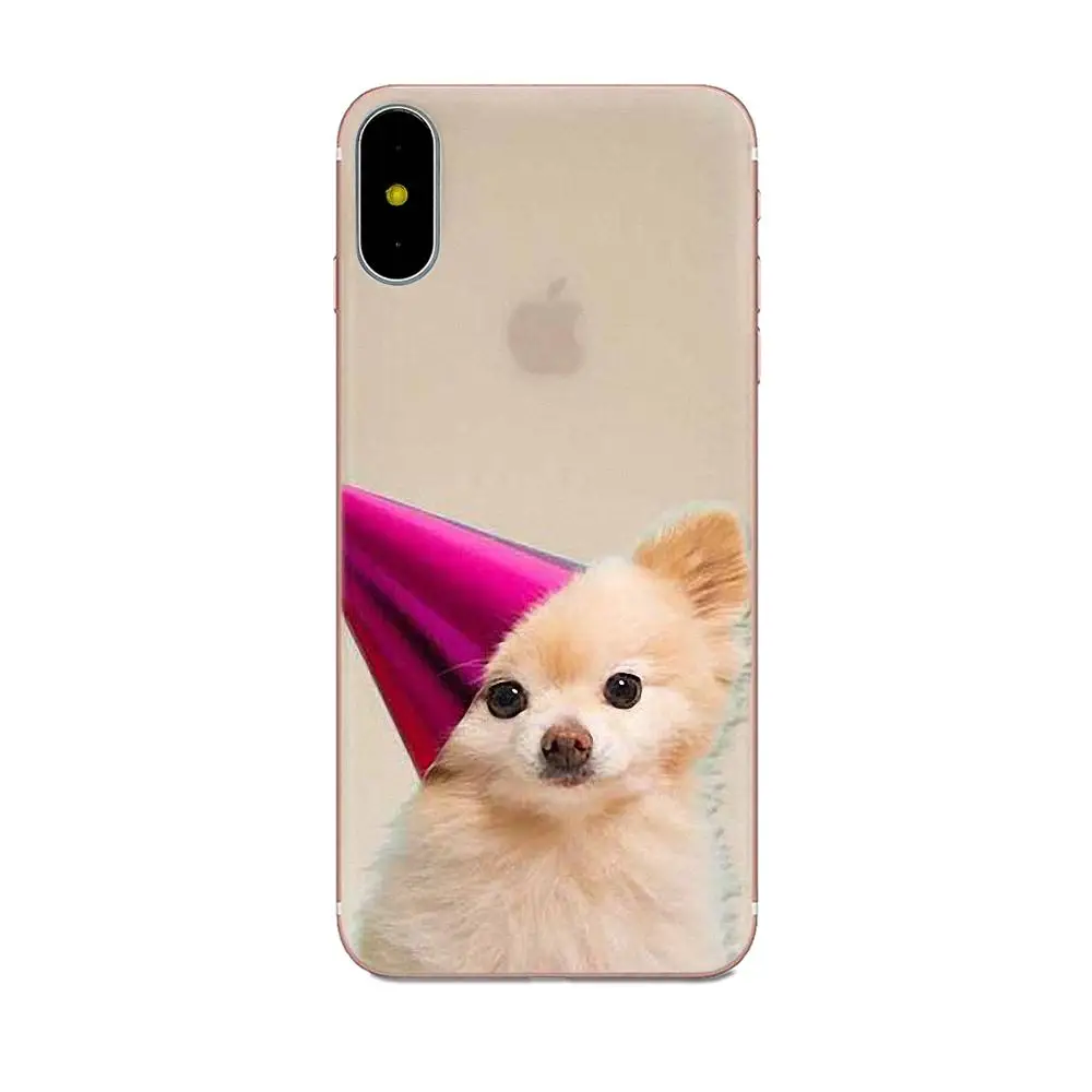 Цветной постер для Sony Xperia Z Z1 Z2 Z3 Z4 Z5 compact Mini M2 M4 M5 T3 E3 E5 XA XA1 XZ Premium Pomeranian Dogs