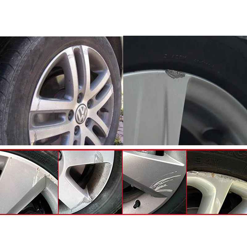 

1 Set Alloy Car Wheel Restoration Rim Damage Scrapes Repair Fix Tool Kit Auto Scratches Restored Accessories