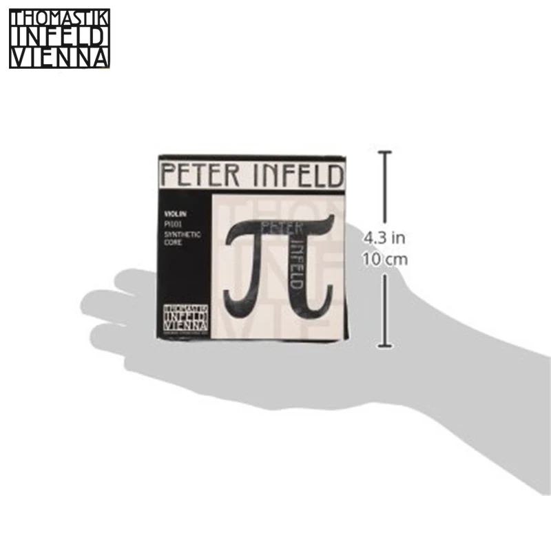 Tomastik Peter Infeld(PI101) скрипка струна полный набор, Оловянная E- серебро D, средний калибр, шаровой конец, сделано в Австрия