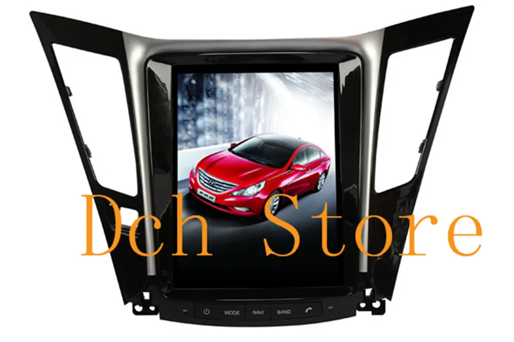 

10.4'' Vertical Screen Tesla Style Android Car DVD GPS Navigation Player for Hyundai sonata 2012 2013 2014 for auto manual AC