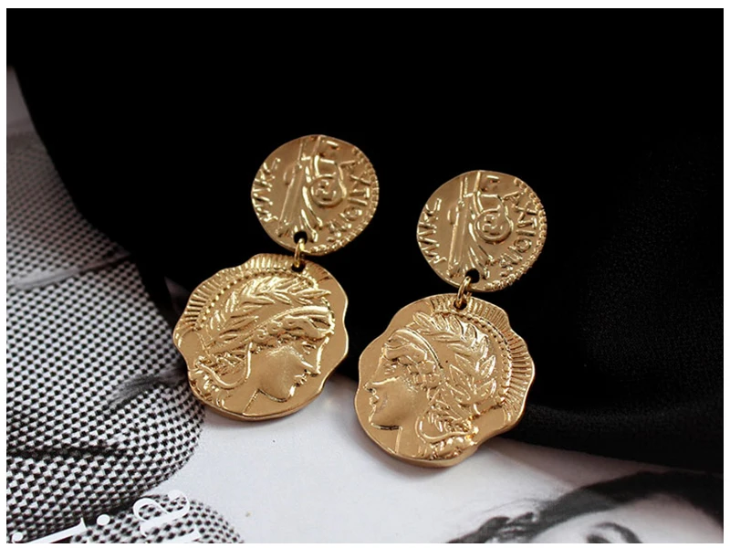 Coin Earrings  (2)
